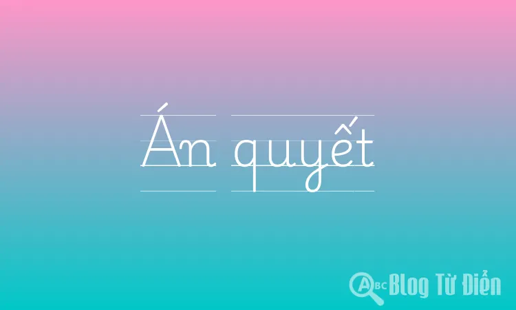 Án quyết