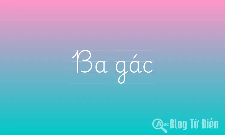 Ba gác