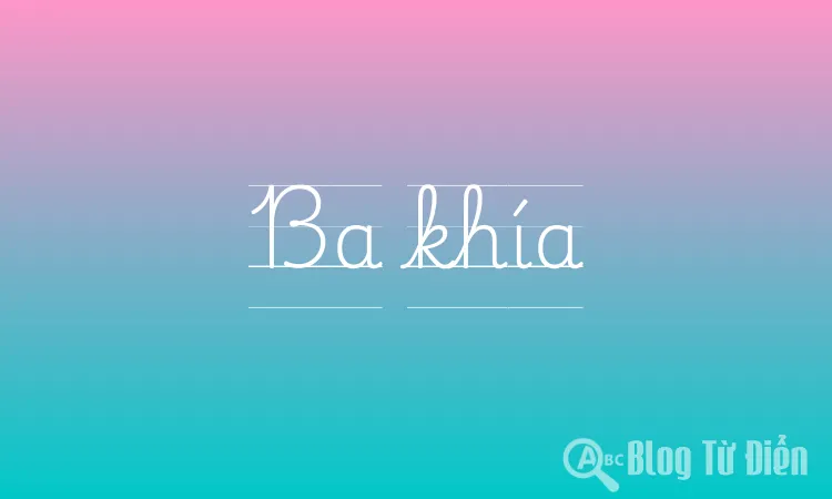 Ba khía