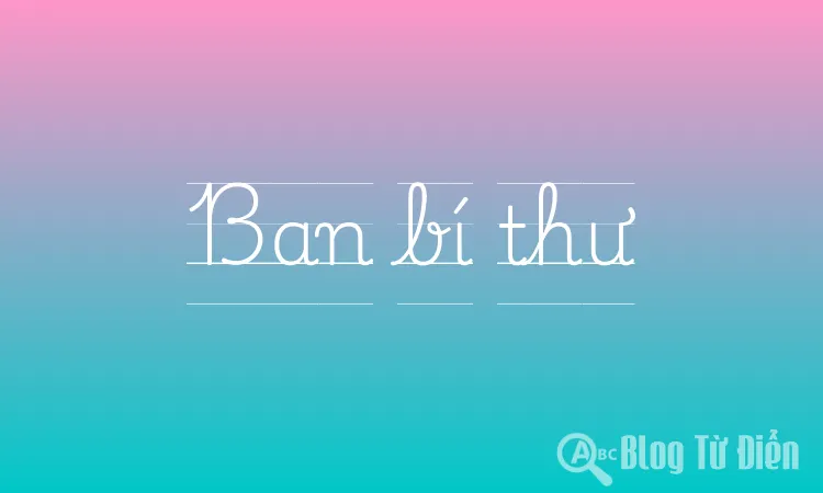 Ban bí thư