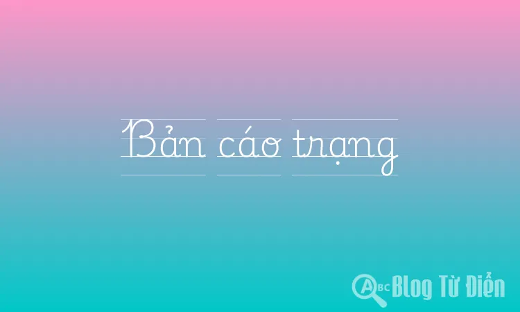 Bản cáo trạng