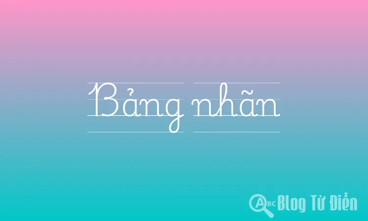 Bảng nhãn
