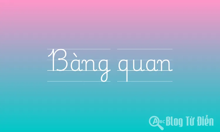 Bàng quan