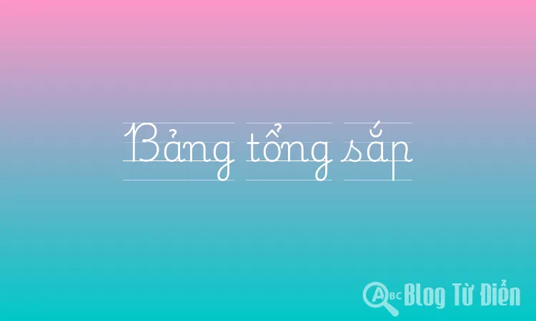 Bảng tổng sắp