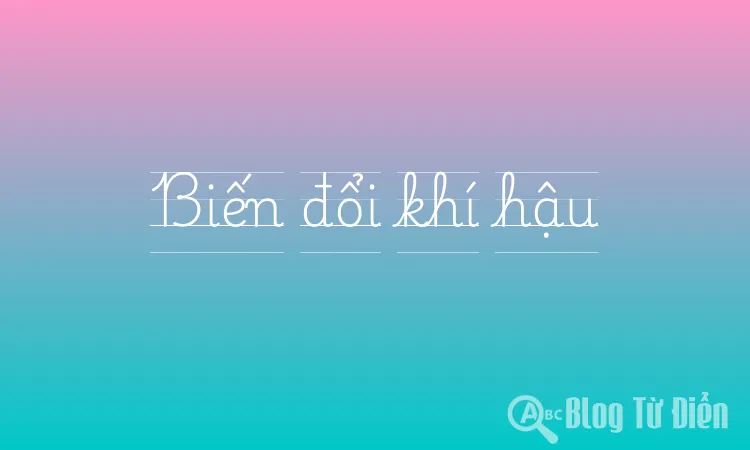 Biến đổi khí hậu