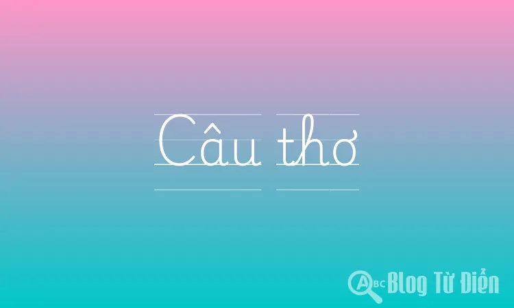 Câu thơ