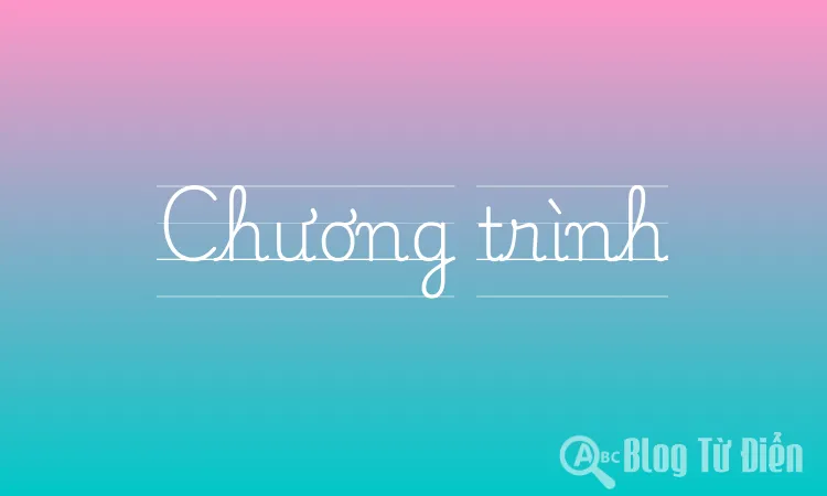 Chương trình