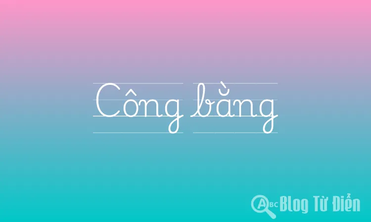 Công bằng