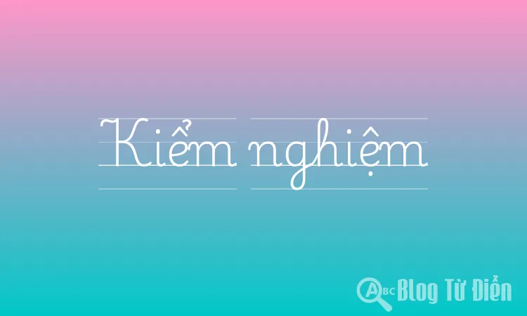 Kiểm nghiệm