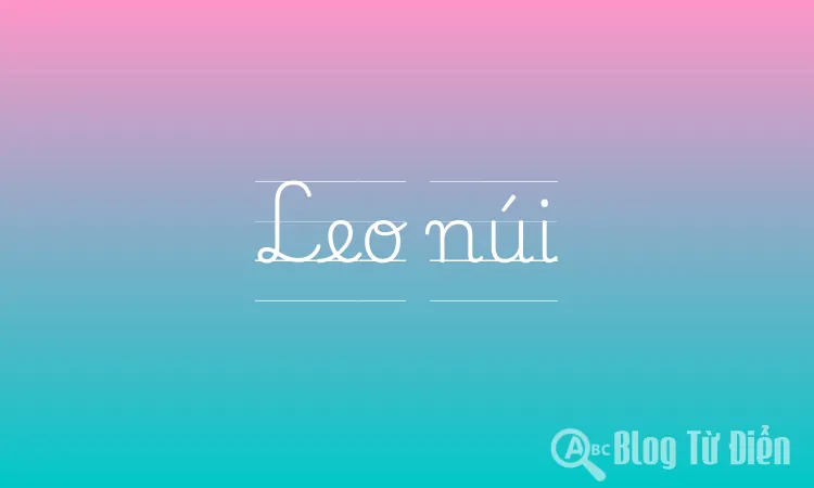 Leo núi