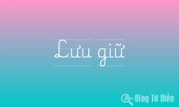 Lưu giữ