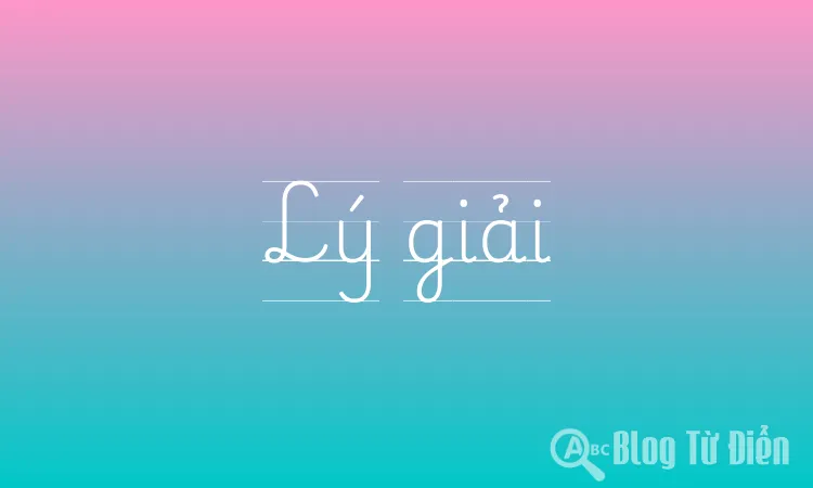 Lý giải