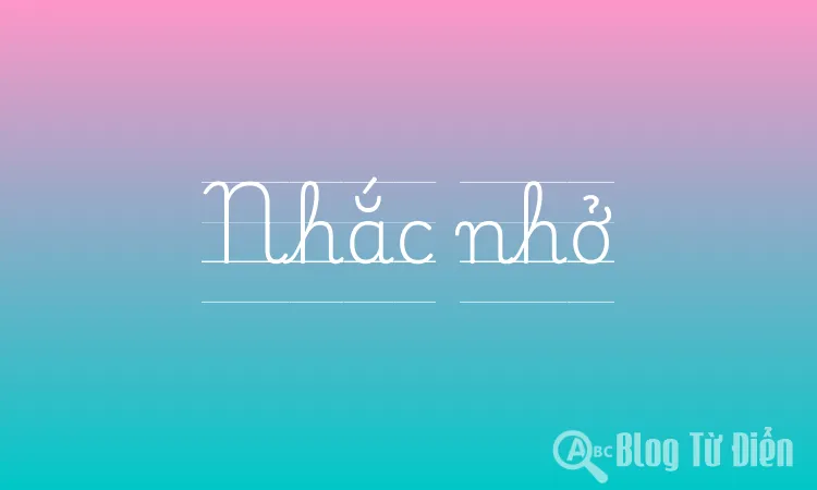 Nhắc nhở