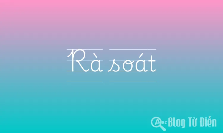 Rà soát