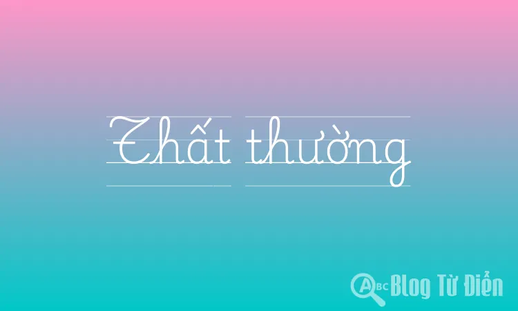Thất thường
