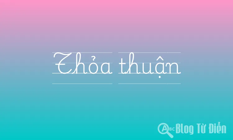 Thỏa thuận