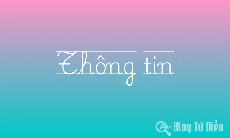 Thông tin