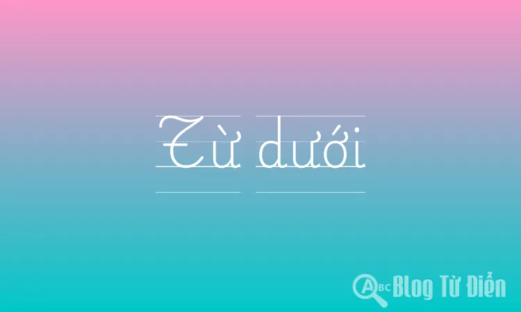 Từ dưới