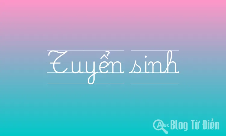 Tuyển sinh
