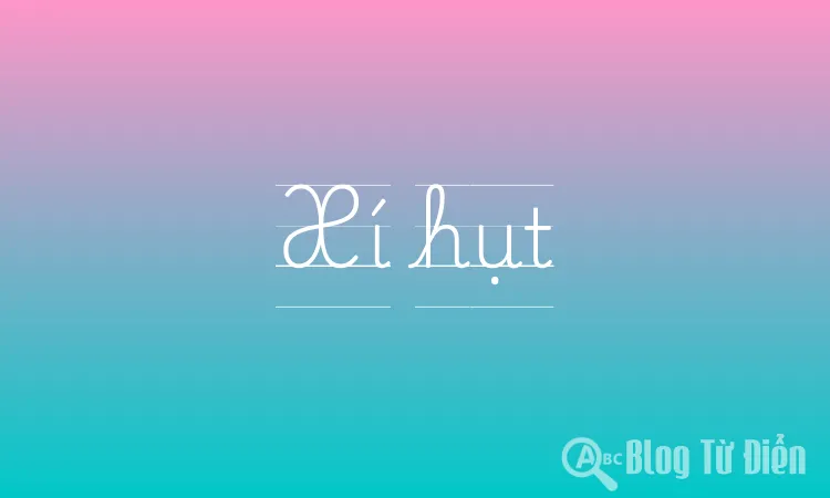 Xí hụt