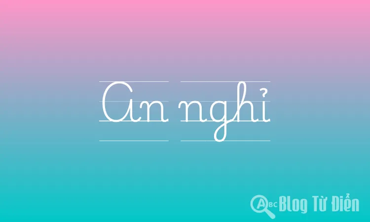 An nghỉ