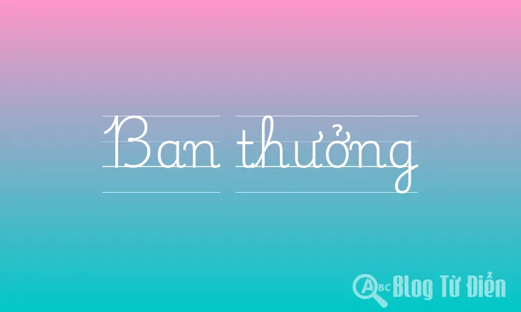 Ban thưởng