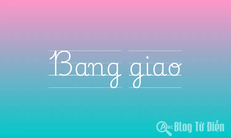 Bang giao