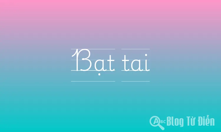 Bạt tai