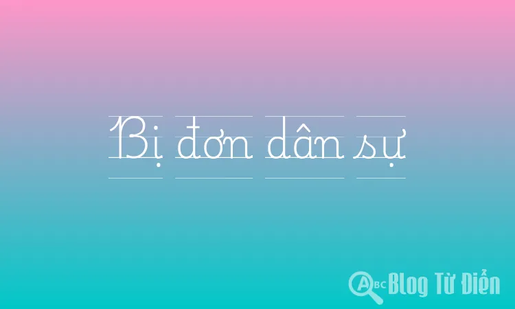 Bị đơn dân sự