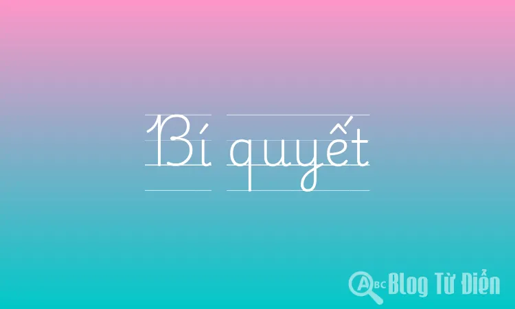 Bí quyết