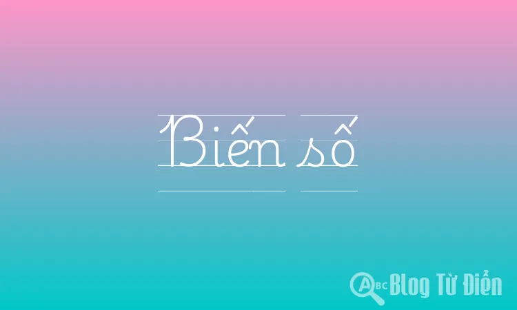 Biến số