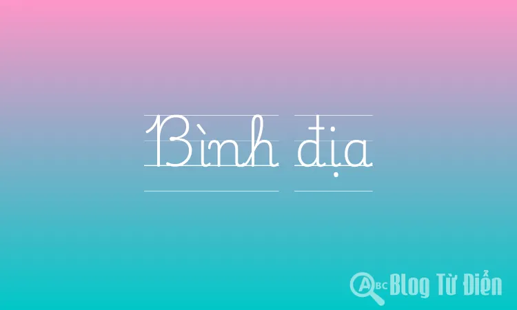 Bình địa