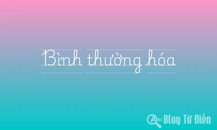 Bình thường hóa