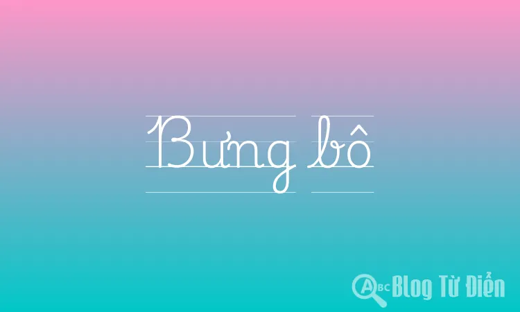 Bưng bô