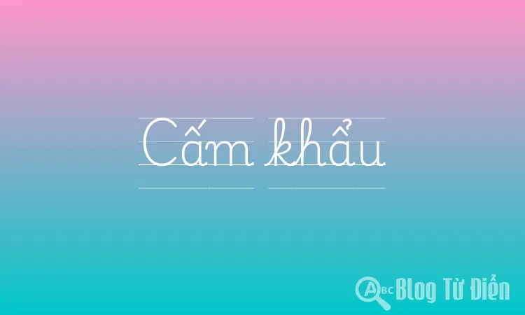 Cấm khẩu