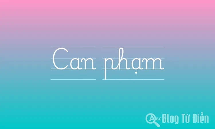 Can phạm