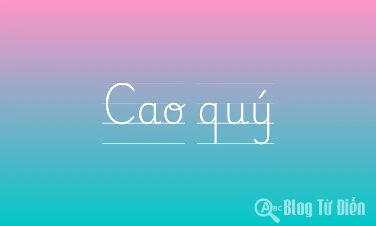 Cao quý
