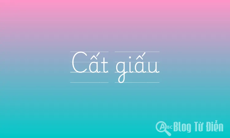 Cất giấu