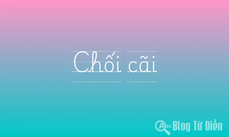 Chối cãi