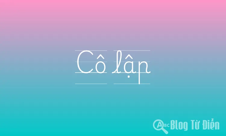 Cô lập