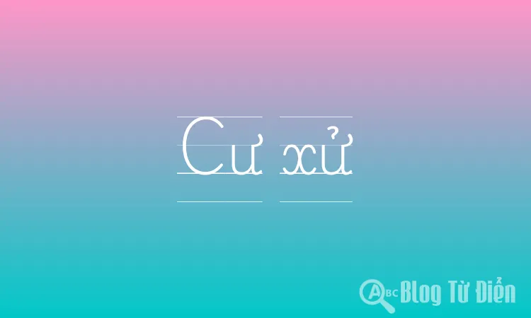 Cư xử