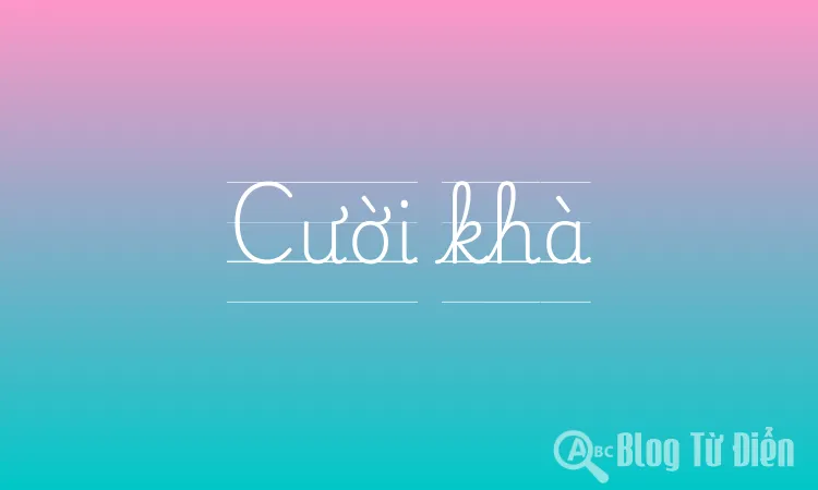 Cười khà