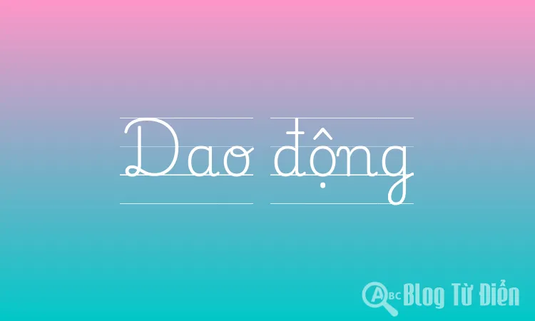 Dao động