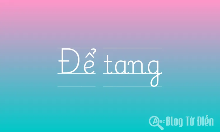 Để tang