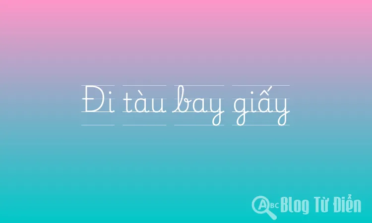 Đi tàu bay giấy