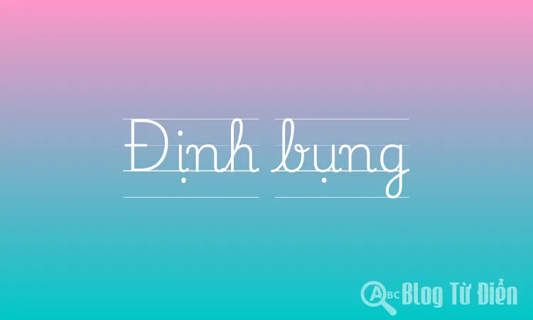 Định bụng