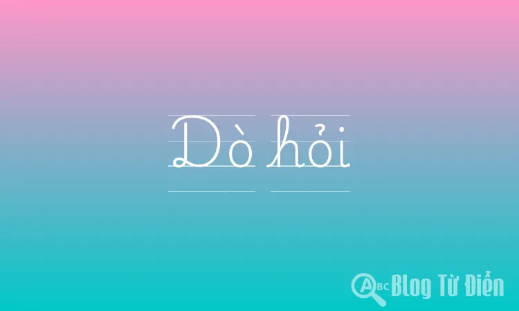Dò hỏi