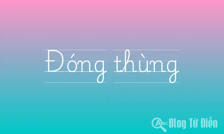 Đóng thùng