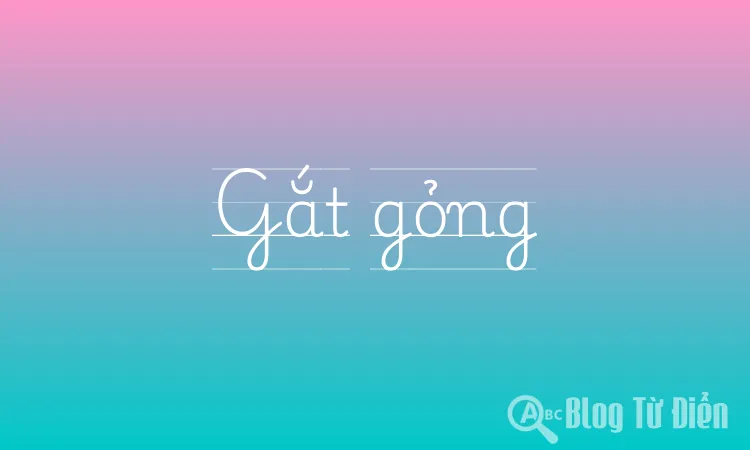 Gắt gỏng