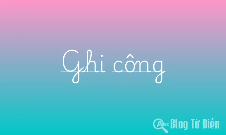 Ghi công
